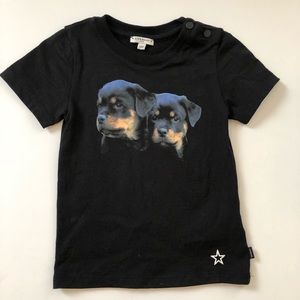 Givenchy Baby Black Short Sleeve Dog Tee